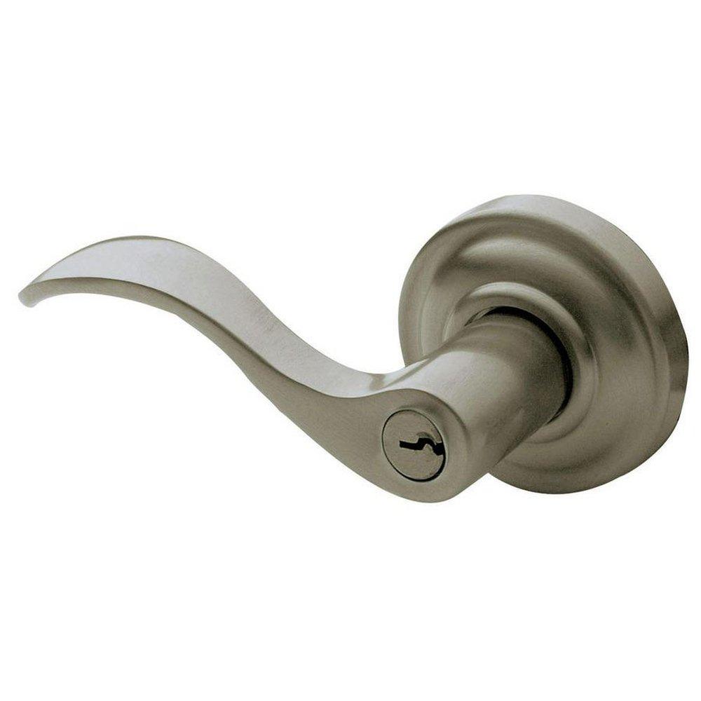 Pamex Antique Nickel Left Hand Private Door Lever Set 