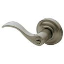 Pamex Antique Nickel Left Hand Private Door Lever Set 