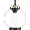 Progress Lighting Antique Bronze 8 in. 100W 1-Light Medium E-26 Incandescent Pendant 