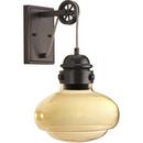 9W 1-Light LED Wall Sconce in Antique Bronze