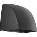 9W 1-Light Outdoor Wall Sconce in Black