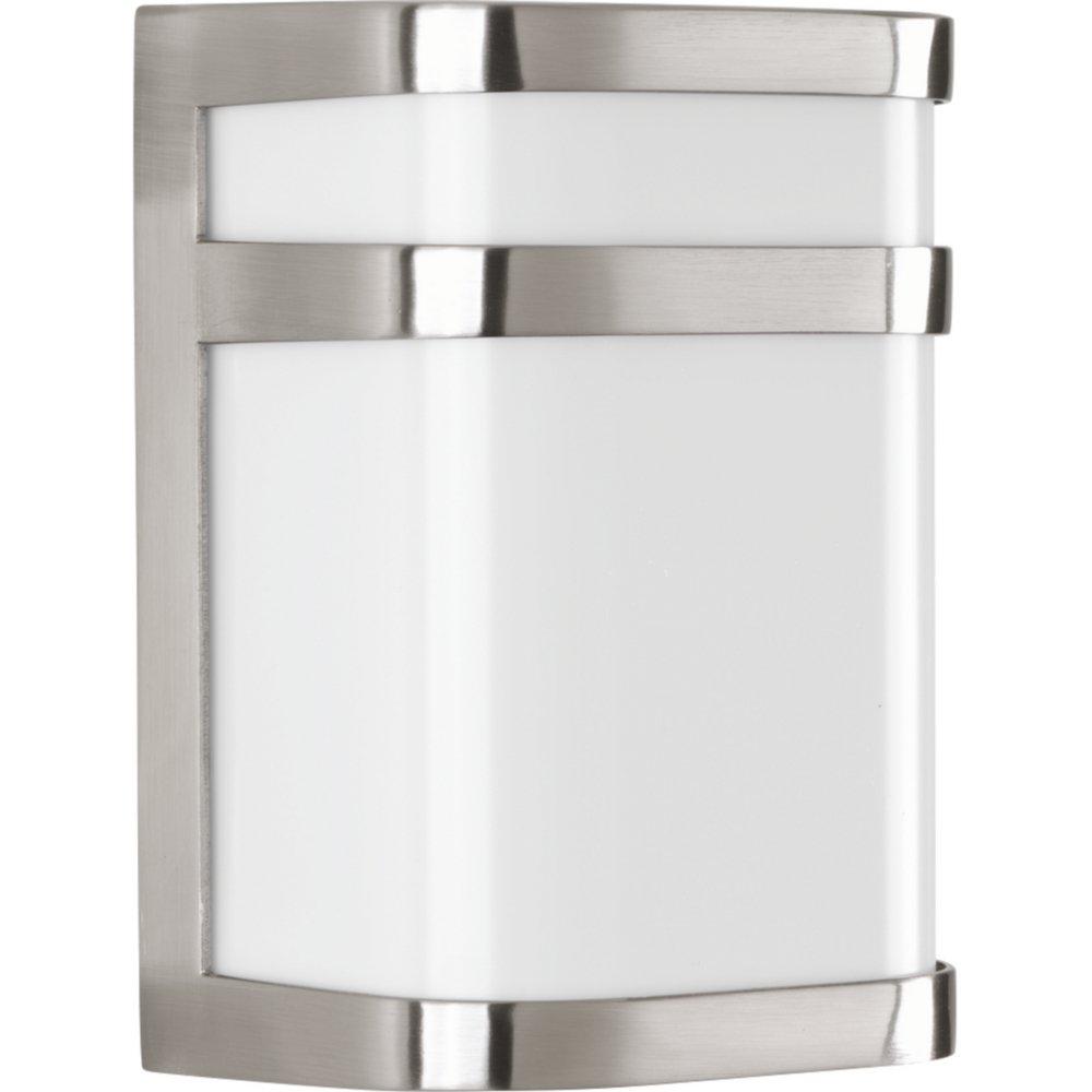 Progress Lighting Brushed Nickel LED Outdoor Wall Sconce 