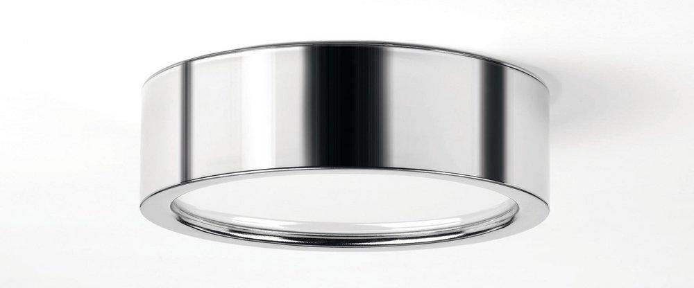 Progress Lighting Polished Chrome 9 in. 17W 1-Light Flushmount Ceiling Fixture with Acrylic Glass 