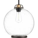 Progress Lighting Antique Bronze 12 in. 100W 1-Light Medium E-26 Incandescent Pendant 