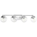 60W 4-Light Bath Vanity Light in Polished Chrome