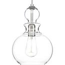 Progress Lighting Brushed Nickel 12-3/4 in. 75W 1-Light Medium E-26 Base Pendant 