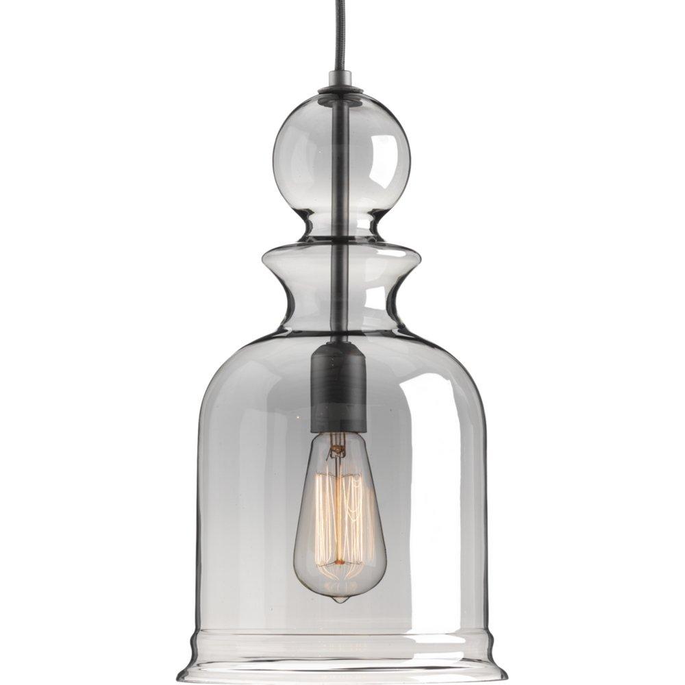 Progress Lighting Graphite 16-1/2 in. 1-Light Pendant 