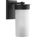 Progress Lighting Black 100W 1-Light Medium E-26 Base Small Outdoor Wall Lantern 