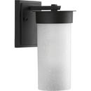 Progress Lighting Black 100W 1-Light Medium E-26 Base Small Outdoor Wall Lantern 