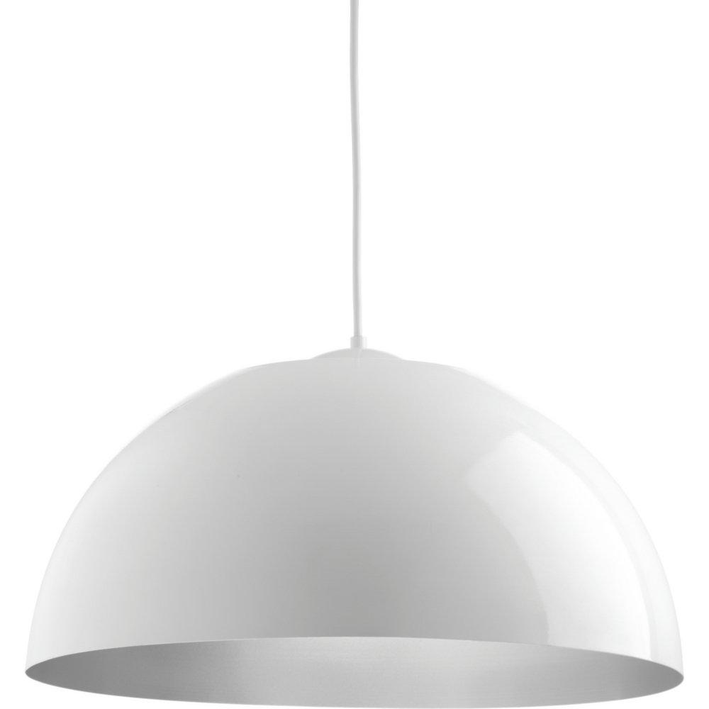 Progress Lighting White 22 in. 29W 1-Light LED Pendant 