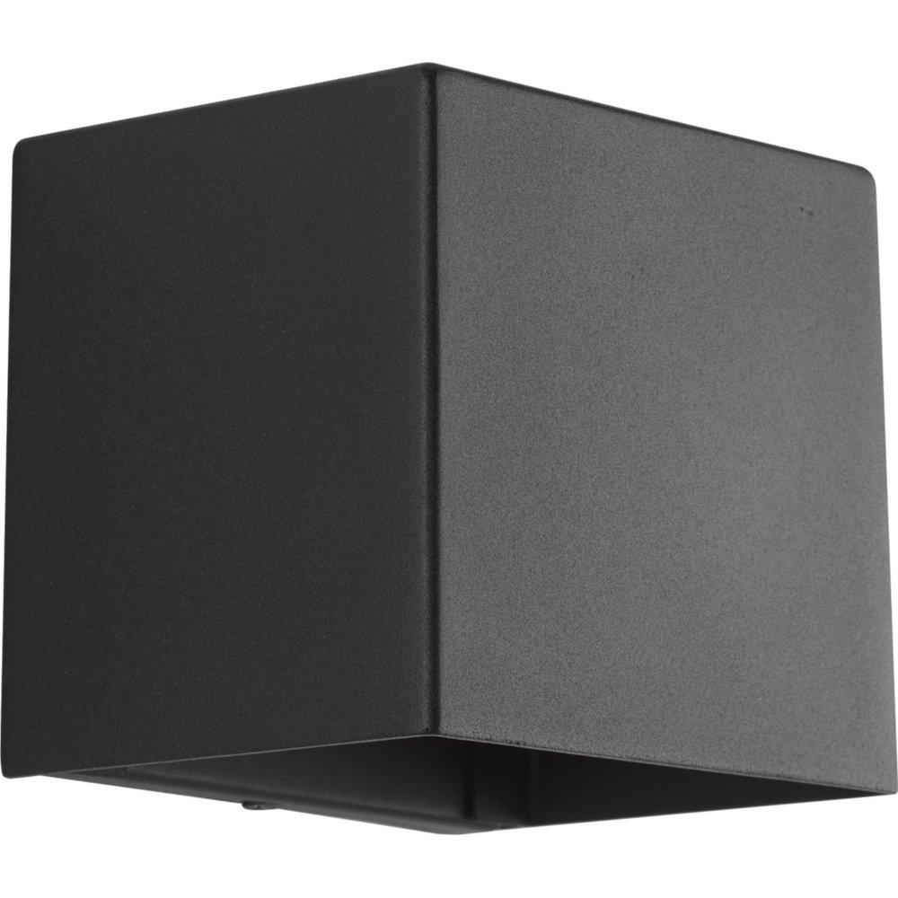 Progress Lighting Black 9W 1-Light Outdoor Wall Sconce 