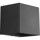 Progress Lighting Black 9W 1-Light Outdoor Wall Sconce 