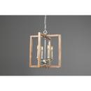 Progress Lighting Galvanized 16 in. 4-Light Candelabra E-12 Base Chandelier 