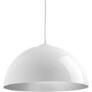 Progress Lighting White 16 in. 17W 1-Light LED Pendant 