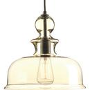 Progress Lighting Antique Bronze 11-1/4 in. 75W 1-Light Medium E-26 Base Pendant 