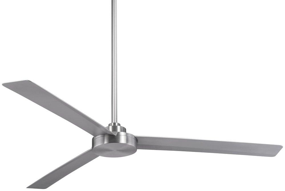Minka Aire Brushed Aluminum 3-Blade Ceiling Fan 