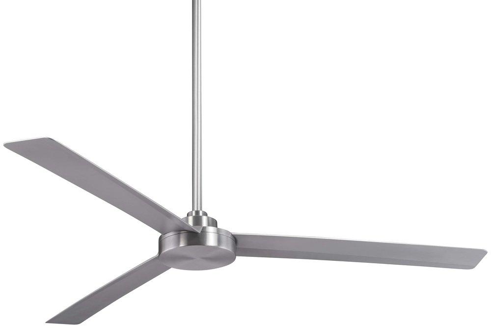 Minka Aire Brushed Aluminum 3-Blade Ceiling Fan 
