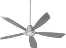 Quorum International Satin Nickel 56 in. 24W 5-Blade LED Ceiling Fan 