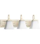 Quorum International Persian White 7 in. 3-Light Medium E-26 Base Bath Light 