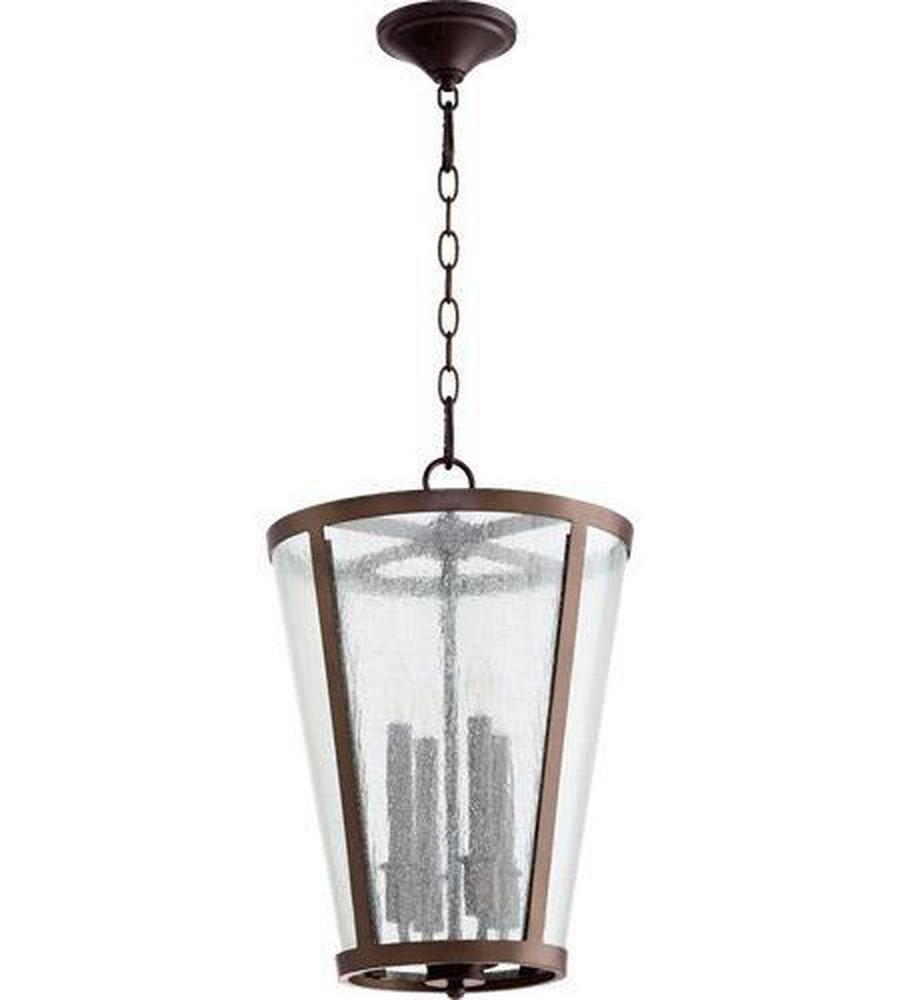 Quorum International Oiled Bronze 60W 6-Light Semi-Flushmount Ceiling Fixture 