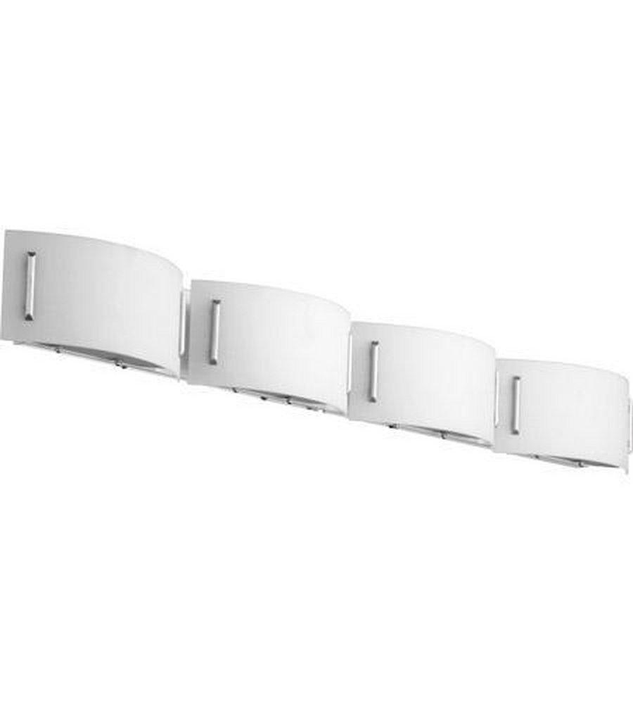 Quorum International Satin Nickel 4 in. 4-Light Medium E-26 Base Bath Light 