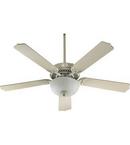Quorum International Antique White 52 in. 70W 5-Blade Ceiling Fan with Incandescent Light 
