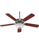 52 in. 70W 5-Blade Ceiling Fan with Incandescent Light in Satin Nickel
