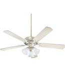 52 in. 64W 5-Blade Ceiling Fan with Incandescent Light in Antique White