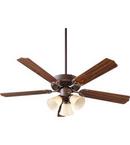 Quorum International Oiled Bronze 52 in. 64W 5-Blade Ceiling Fan with Incandescent Light 