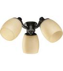 13W 3-Light Medium E-26 Base Fan Light Kit in Old World