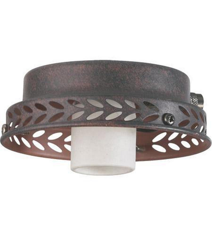 Quorum International Toasted Sienna 13W 1-Light Medium E-26 Base Fan Light Kit 