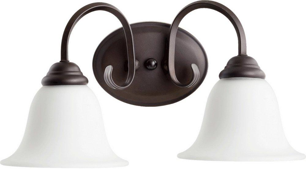 Quorum International Oiled Bronze 100W 2-Light Wall Sconce 