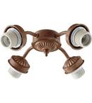 Quorum International French Umber 13W 4-Light Medium E-26 Base Incandescent Light Kit 