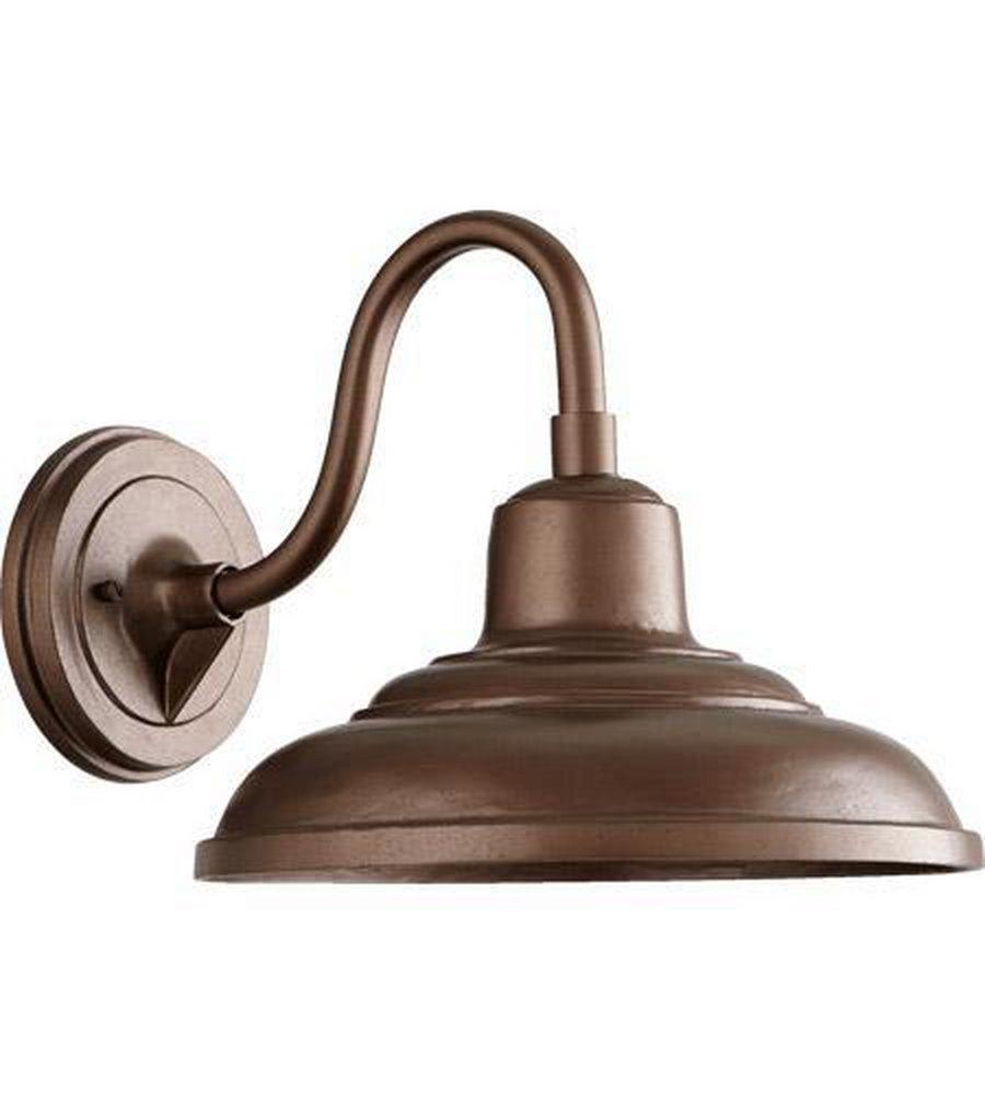 Quorum International Toasted Sienna 13-3/4 in. 1-Light Outdoor Wall Sconce 