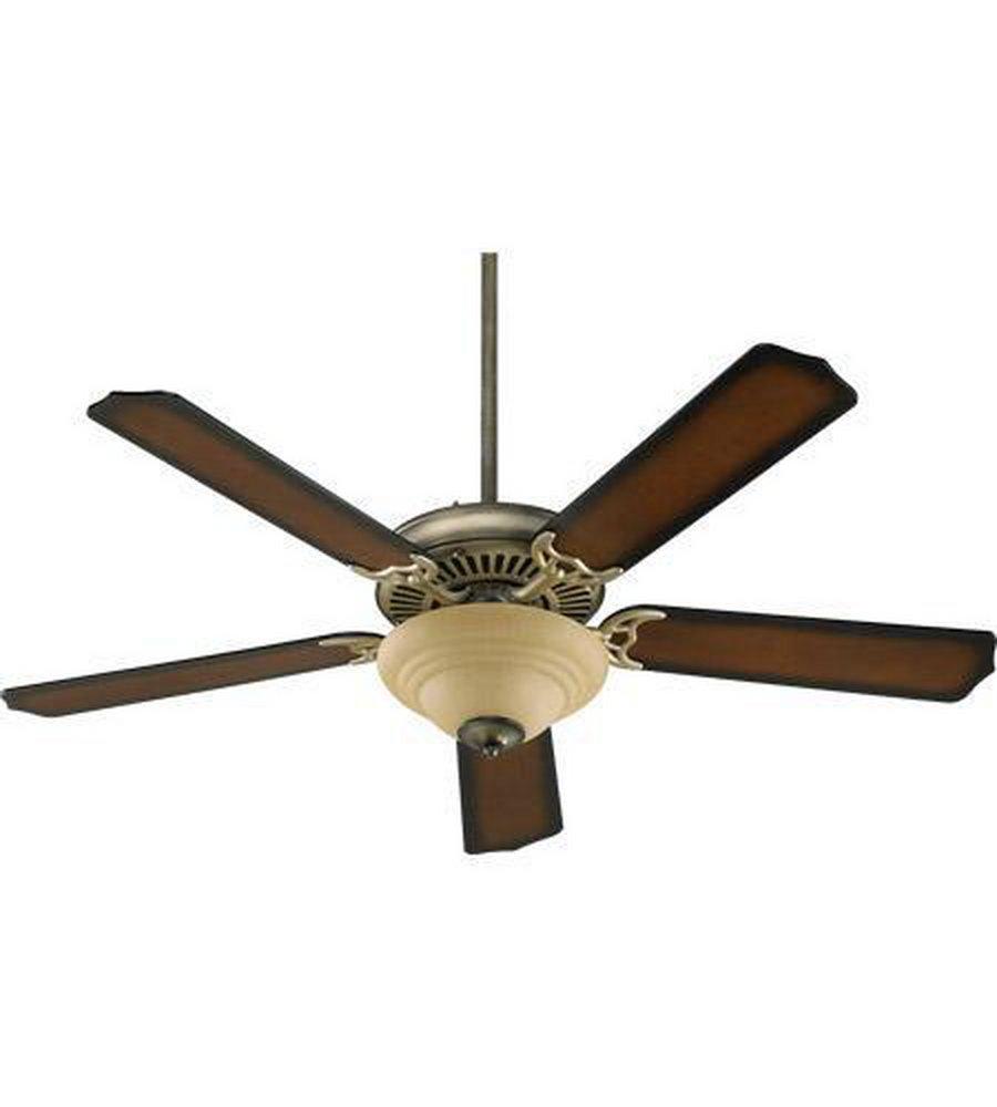 Quorum International Antique Flemish 52 in. 67W 5-Blade Ceiling Fan with Incandescent Light 