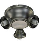 Quorum International Antique Silver 40W 3-Light Candelabra E-12 Base Incandescent Light Kit 