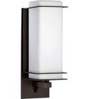 15 in. 1-Light Outdoor Wall Sconce in Graphite