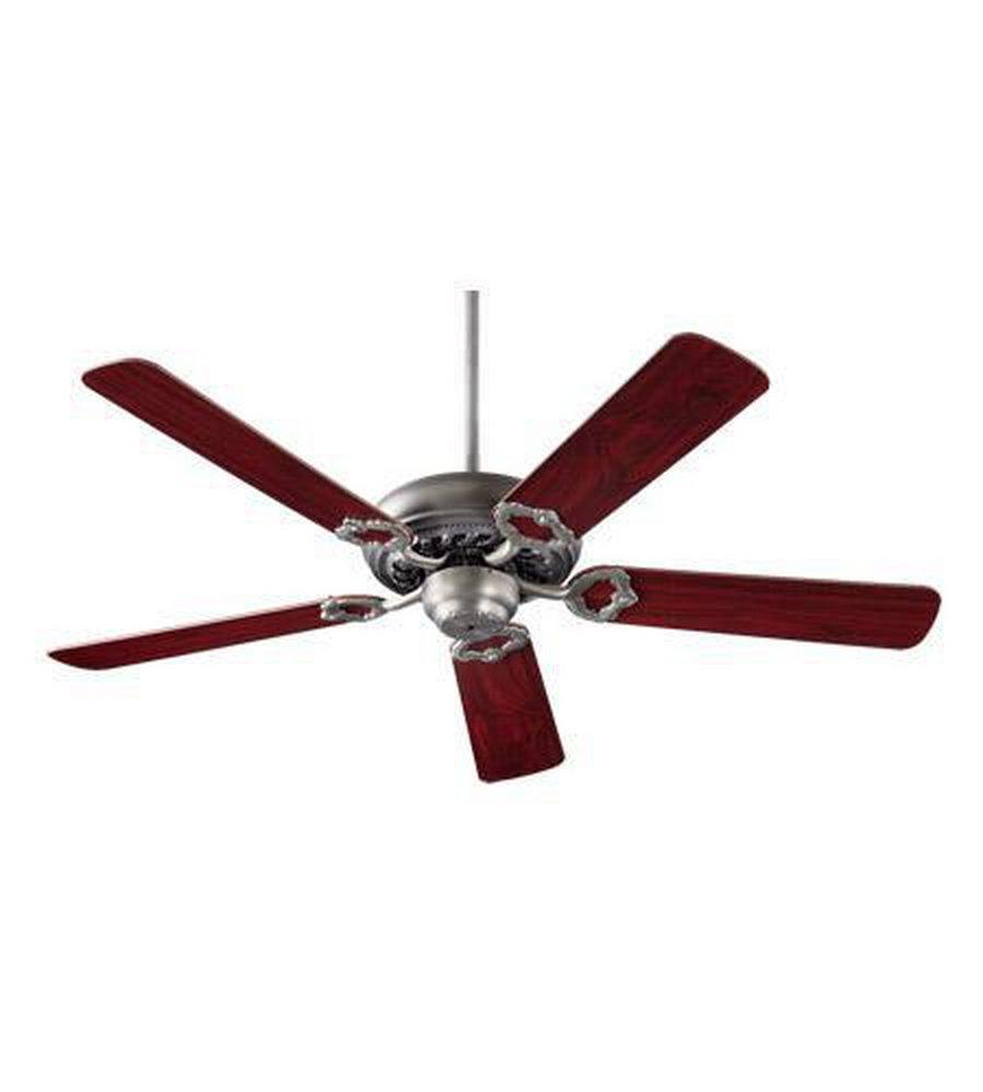 Quorum International Antique Silver 52 in. 63W 5-Blade Ceiling Fan 