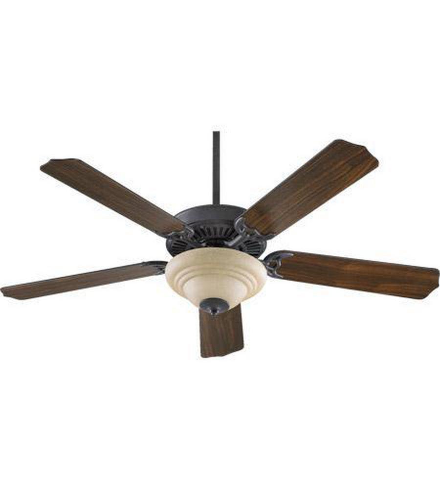 Quorum International Toasted Sienna 52 in. 67W 5-Blade Ceiling Fan with Incandescent Light 