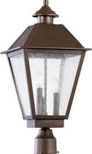 Quorum International Oiled Bronze 60W 3-Light Candelabra E-12 Base Incandescent Lantern 