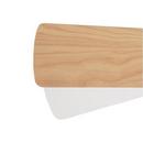 56 in. Ceiling Fan Blade in Maple and Studio White 5 Pack