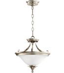 Quorum International Aged Silver 14 in. 60W 2-Light Ceiling Light 
