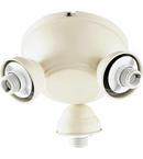 Quorum International Antique White 40W 3-Light Candelabra E-12 Base Incandescent Light Kit 