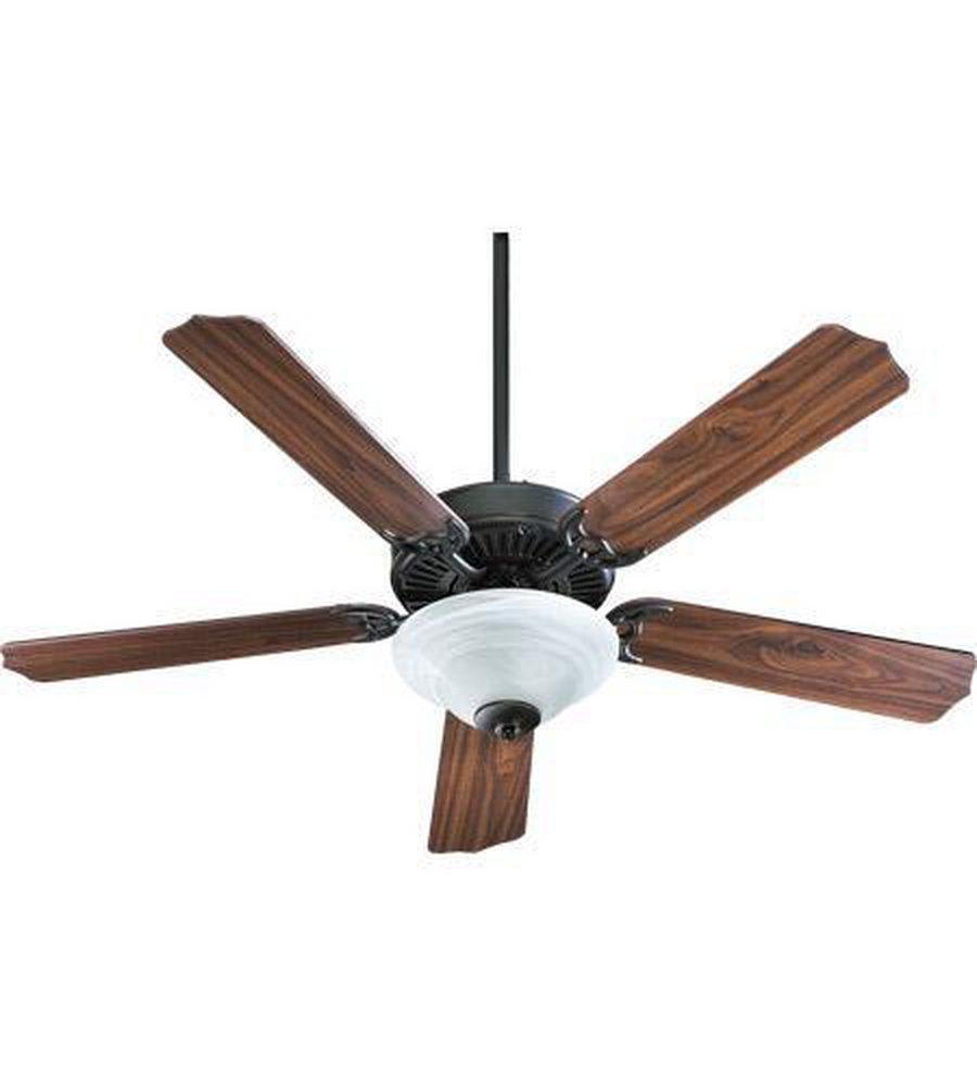 Quorum International Old World 52 in. 68W 5-Blade Ceiling Fan with Incandescent Light 