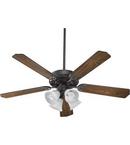 Quorum International Toasted Sienna 52 in. 64W 5-Blade Ceiling Fan (Less Light Kit) 