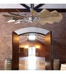 Quorum International Galvanized 72 in. 33.7W 15-Blade Ceiling Fan 