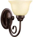100W 1-Light Wall Sconce in Oiled Bronze