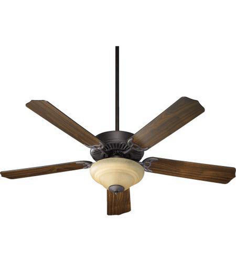 Quorum International Toasted Sienna 52 in. 64W 5-Blade Ceiling Fan with CFL Light 