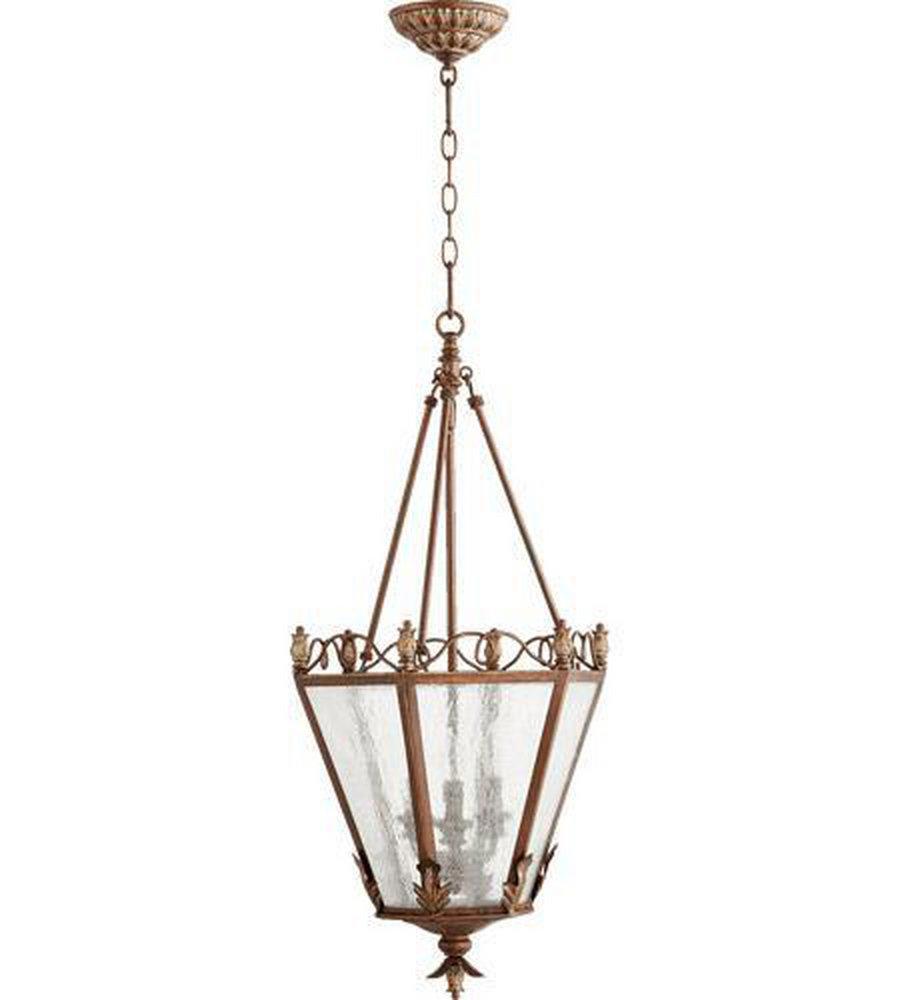 Quorum International Vintage Copper 60W 3-Light Incandescent Pendant 
