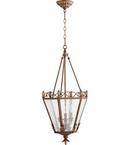 Quorum International Vintage Copper 60W 3-Light Incandescent Pendant 